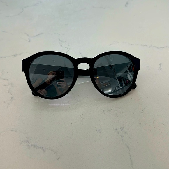 CHANEL CH 5359 501/26 54mm Round Black CC Cocomark Sunglasses Italy - Picture 1 of 5